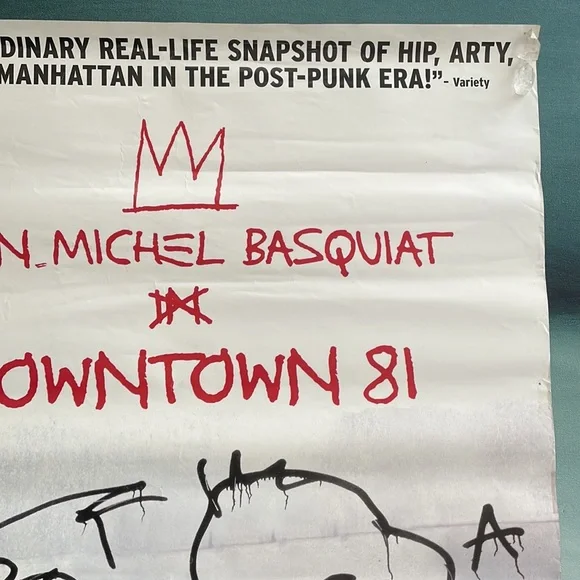 Jean Michel Basquiat Downtown 81 Movie Poster